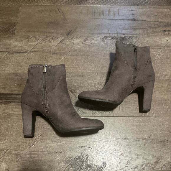 Sam Edelman Sia Ankle Boot Flint Grey Suede 10 NWOB - Picture 4 of 6
